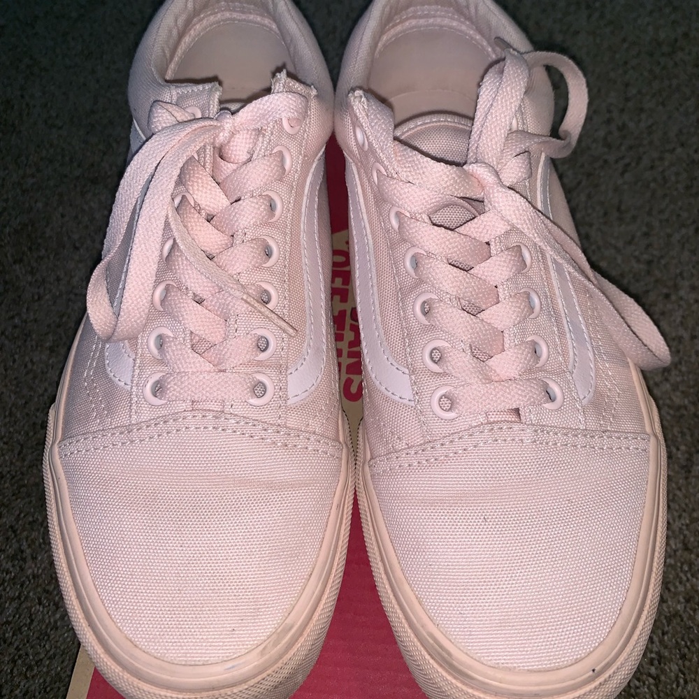 Old Skool Peach Canvas Vans